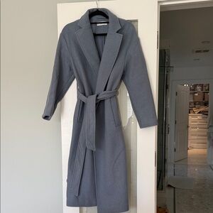 Mango Classic Blue Trench Coat